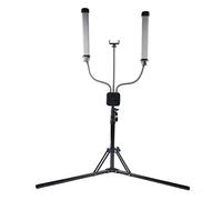 YUNRUX Lampe vidéo LED à intensité Variable avec Support de téléphone Portable USB pour Photographie et Cils avec trépied télescopique Robuste pour Maquillage, Selfie, par Exemple Tiktok