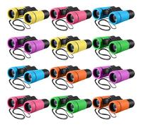 Yunsailing Lot de 12 jumelles éducatives résistantes aux chocs pour la chasse, l'observation des oiseaux, le camping en plein air