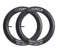 YunSCM 2PCS 38/48-254 épaissies Chambre à air 14x1.50/1.75/1.90 AV32mm Valve Compatible 14 Pouces Chambre à air 14x1.50 14x1.75 14x1.90