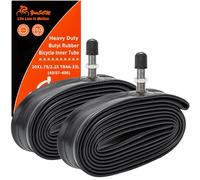 YunSCM 2PCS 45/57-406 épaissies Chambre à air 20x1.75/1.95/2.25 TR4A-40L Valve Compatible 20 Pouces Chambre à air Vélo de Route, VTT, vélo électrique 20x1.75 20x1.95 20x2.0 20x2.10 20x2.125 20x2.25