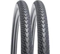 YunSCM Lot de 2 pneus de vélo pliables de 28" 700 x 45C avec revêtement 47-622 - Compatible avec 28 x 1,75 700 x 44C 700 x 45C 700 x 46C - Pneus de ville/route