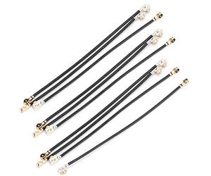 Yunseity 10pcs Câble IPEX-4 vers IPEX-1, Connecteur IPEX-4 Ipex MH4 Gen4 UFL Femelle vers IPEX-1, pour Intel BCM94360HMB, BCM94352Z, AX200, 9260, 8265