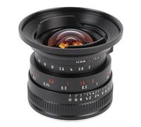Yunseity 12 Mm F2.0 Focus Manuel Fixe Fixe Lens Largement Perspective Amélioration de la Perspective pour GX1 GX9 GM5 GM1 Street Photography Captivating in Night Photography (Black)