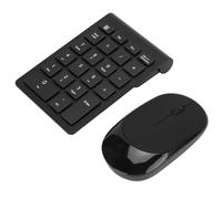 Yunseity 2.4 G Clavier Fil - MAUS-Ensemble, Conception du Pied à Ciseaux avec Une éruption Cutanée Rapide pour Une Entrée Silencieuse pour L'utilisation du Bureau/à la Maison, Couleur Noire
