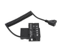 Yunseity Adaptateur d'alimentation de Batterie Factice D Tap vers NP F550 F750 F970, Verse Les Caméras, Les Monités, Lumières de Rempssage, Triple Sort, Largement utilisé