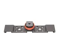 Yunseity Adaptateur de Montage de Sabot avec 3 Prend en Charge de Sabot 2 Trous de Vis 3/8 et 8 Trous de Vis 1/4 pour Téléphone (Grey)