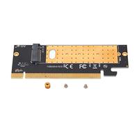 Yunseity Adaptateur NVMe PCIe M.2 SSD vers Carte Convertisseur PCI-e X16, Compatible avec M.2 (clé M) NVMe SSD 2280/2260/2242/2230, pour Windows, OS X, Linux