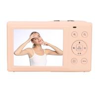 Yunseity Appareil Photo Numérique Numérique 18x Zoom avec Double écran pour Le Streaming en Direct de Voyage, Appareil Photo 80MP avec Flash pour Adultes Portable Pink 1 Pack (Pink)