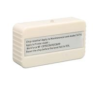 Yunseity Boîte de réservoir de Maintenance d'encre à Puce T6714, réinitialiseur de Puce de Cartouche d'encre pour WF C8190 C8690 C869R