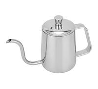Yunseity Cafetière, Bouillare à Col de Cygne Lisse Exquise Pratique élégante avec 350 Ml pour la Plupart des Gens pour la Maison/Bureau/Hôtel/Restaurant/Bar (Argent 350ml)
