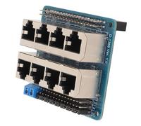 Yunseity Carte de Dérivation RJ45 GPIO pour Raspberry 1A + 1B + 2B 3B 3B + 3A + 4B, pourW, Module de Dérivation de Carte D'extension GPIO 40 Broches