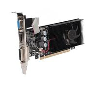 Yunseity Carte graphique GT610 2 Go 64 bits DDR3 Gaming Graphics Card, résolution 2560 x 1600, fréquence centrale de 1000 MHz pour HDMI VGA DVI PCI Express X16 pour ordinateur de bureau Gami