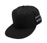 Yunseity Casquette Musicale Bluetooth avec Haut-parleurs et Microphone Intégrés, Chapeau Stéréo sans Fil pour la Course, la Gym, la Randonnée, le Ski, Ajustement Réglable pour Hommes et Femmes (BLACK)