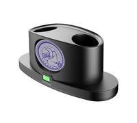 Yunseity Chargeur de Pied de Micro sans Fil Base de Chargement Compacte pour Microphones Élégant et Fonctionnel Adapté aux Performances et à Un Usage Domestique Design Noir élégant 7,4 X 2,5 Pouces