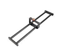 Yunseity Curseur De Caméra Motissé en Alliage De 24 "/ 60 Cm, Curse De Piste De Chariot à Rail Réglable, Curseur De Camera sur Rail De Chariot avec Une capacité De Charge De 3 Kg / 6,6 LB