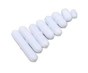 Yunseity Ensemble de Barres d'agitation Magnétiques, 8 Tiges d'agitateur en PTFE de Tailles 10 Mm à 40 Mm pour Analyse en Laboratoire, équipement de Mélange Résistant à la Chaleur et au Froid et