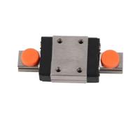 Yunseity Guide de Rail Linéaire Miniature LML7B Bloc Coulissant de 7 Mm de Largeur 40 Mm, Conception de Contact à 4 Points avec Retenue à Bille pour équipements Automatiques et de Mesure de