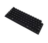 Yunseity Housse de Clavier pour Ordinateur Portable OS X, Peau en Silicone Souple avec Touches en Forme de pour Modèles Pro 14 16 Air 13 15, Saisie Confortable pour Les Ongles Longs et Bien