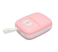 Yunseity Imprimante sans Fil, Mini-imprimante Multifonctionnelle Prenant des Photos d'un Connecteur Rapide Environnemental pour Le Bureau, l'école à Domicile, Mauvaise Question (Pink)