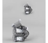 Yunseity Jouet en Plastique Modèle Koala pour Enfants, Jouet de Statue d'animal de Simulation Réaliste et Vif pour L'apprentissage, Décoration de Chambre (Koala mère et Enfant)