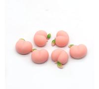 Yunseity Jouet Mignon Anti-Stress en TPR en Forme de Pêche pour la Maison, Jouet à Presser Haute Résilience pour la Relaxation, Merveilleux Cadeau pour Un être Cher, Matériau