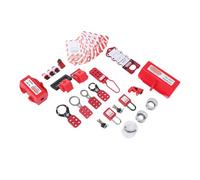 Yunseity Kit de Consignation avec Cadenas de sécurité, Moraillons, Disjoncteur et Verrous de Valve dans une Boîte de Rangement pour la Maintenance Mécanique Industrielle et l'isolation énergétique