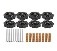 Yunseity Kit de Mise à Niveau, 2 Ensembles de Vis à écrou M4, Facile à Installer et à Démonter, Robuste et Durable, adapté AU Lit Chaud CR-10 / CR-10s / Ender 3