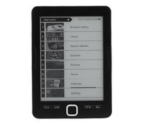 Yunseity Lecteur de Livres électroniques de 6 Pouces avec 8 Go de Mémoire, écran d'affichage de Livre électronique Prenant en Charge Plusieurs Formats de Texte et d'image, Comprend Un étui de