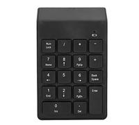 Yunseity Mini Clavier Nummérique sans Fil, pavé Nummérique de comptabilité Financière Silencieuse à 18 Touches sans Fil 2,4 Ghz, pour Ordonner Portable, Ordonnance Portable, Pc, Bureau (Black)