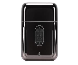 Yunseity Mini Tondeuse électrique à Grille, Tondeuse à Barbe Rechargeable sans Fil avec Batterie de 500 MAh pour l'épilation du Visage et une Utilisation en Voyage, Comprend une Brosse et un Câble
