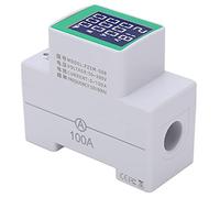Yunseity PZEM-008 LCD Digital Multifonctional Rail Wattmètre pour les Tests électriques, Compteur de Tension de Performance Stable pour L'équipement électronique