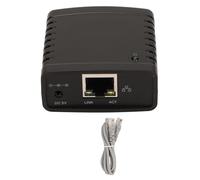 Yunseity Serveur d'impression, Fonction de Gestion Web IP LPR Port LAN RJ45 Standard Puce d'intégration élevée Partage d'extension sans Fil USB pour Machine de Jeu (Prise UE)