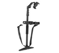 Yunseity Trépied de Téléphone pour Perche à Selfie de 63 Pouces, Support de Trépied de Téléphone Extensible avec 4 Clips de, Support de pour Smartphone Coulant Selfies,