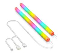 Yunseity Tube de Refroidissement par Eau ARGB, 5V 3Pin 4Pin RGB LED AIO Tube Sleeve, 360° Panoramic Soft Light Water Cooling Tube pour, MSI, Motherboards