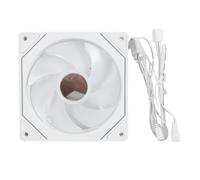 Yunseity Ventilateur de Boîtier PWM, 800 à 2000 TR/Min 120 Mm Connecteur LED 3 Broches Connecteur de Ventilateur 4 Broches Réduction du Bruit du Ventilateur pour Refroidisseur d'eau CPU