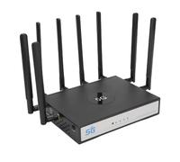 Yunseity WiFi 6 NR SA NSA CPE Router Advanced Antenne Design 5G Mobile Network Connectivité Iron Noir (Prise UE)