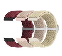 Yunshare Bracelet de sport, en nylon tressé Solo Loop de 19 mm, compatible avec Willful/YAMAY/Letsfit/LETSCOM/TEMINICE/LIFEBEE/Lintelek ID205 ID205L ID205G ID205S ID205U - Unisexe