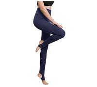 Yunshenla Legging de Sport Taille Haute élastique Pantalon Yoga Femme Couleur Unie Slim Fit Fitness Pratiquer Les Pantalons de Danse Petite Taille Legging Pantalon Femme Chic et Élégant(#02,XXL)