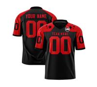 Yunshenla Maillot Football Americain Personnalisé Tee Shirt Personnalisable Homme Femme Enfant T Shirt Sport Personnalisé avec Nom Numéro L'équipe Le Logo Maillot Equipe de France Rugby 2025,(#09)