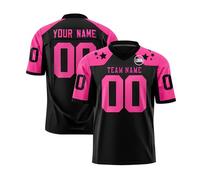 Yunshenla Maillot Football Americain Personnalisé Tee Shirt Personnalisable Homme Femme Enfant T Shirt Sport Personnalisé avec Nom Numéro L'équipe Le Logo Maillot Equipe de France Rugby 2025,(#23)