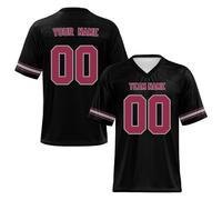 Yunshenla Personnalisé Maillot de Football Américain T Shirt Sport Maillot Rugby Personnalisable avec Nom et Numéro Homme Femme Enfant Tshirts Equipe de France T-Shirts Personnalisé(#40)