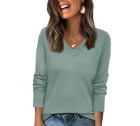 Yunshenla Pull Femme Hiver Pull Montagne Femme Gros Laine Long Grande Taille Blanc Blanc Polaire Sweat Y2K Automne Sweat Chaud Moche Shirts Vert Oversize Cachemire Sweet sans Capuche