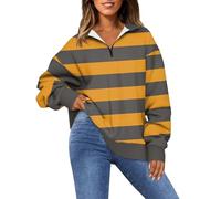 Yunshenla Sweat Femme sans Capuche Sweat Zippé Femme Casual Sport Sweatshirts Pull Chic Et Élégant Pull Hiver Chaud Sweet Hiver Chaud Chic Comfy Serres-Taille