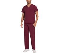 Yunshenla Uniforme Médicale Homme Ensemble - Tenue de Travail Infirmiere Professionnelle Blouse Medicale 2PCS Haut et Pantalons Tissu à Séchage Rapide Vêtement Médical(09 Uniform-Medical,XL)