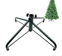 YUNSTK Support de sapin de Noël pour arbres artificiels de 45 cm, support de sapin de Noël pliable en métal pour sapin de Noël de 1,8 m, vert - Accessoires de décoration de Noël