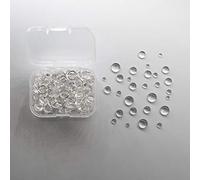 YunTrip Lot de 200 gouttes de rosée en résine assorties pour la fabrication de cartes, le scrapbooking, le gaufrage, la fabrication de bijoux