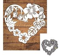 YunTrip Matrices de découpe en métal en forme de cœur et de fleur pour loisirs créatifs, scrapbooking, gaufrage, album photo, cartes en papier, décoration