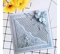 YunTrip Matrices de découpe pour la fabrication de cartes, cadre carré, en métal, pochoirs pour bricolage, scrapbooking, album photo, cartes en papier décoratives