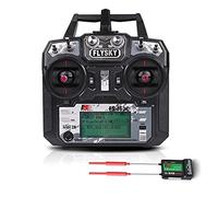 yuntu Flysky FS-i6X RC Émetteur Transmetteur 10CH 2.4GHz AFHDS RC avec récepteur FS-iA10B (Mode-2 Left Hand Throttle)