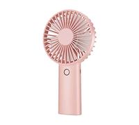 YunTuo Mini ventilateur portable avec batterie rechargeable de 4000 mAh, 3 vitesses, ventilateur électrique USB pour intérieur et extérieur, pour bureau, camping et voyage, ultra silencieux (rose)